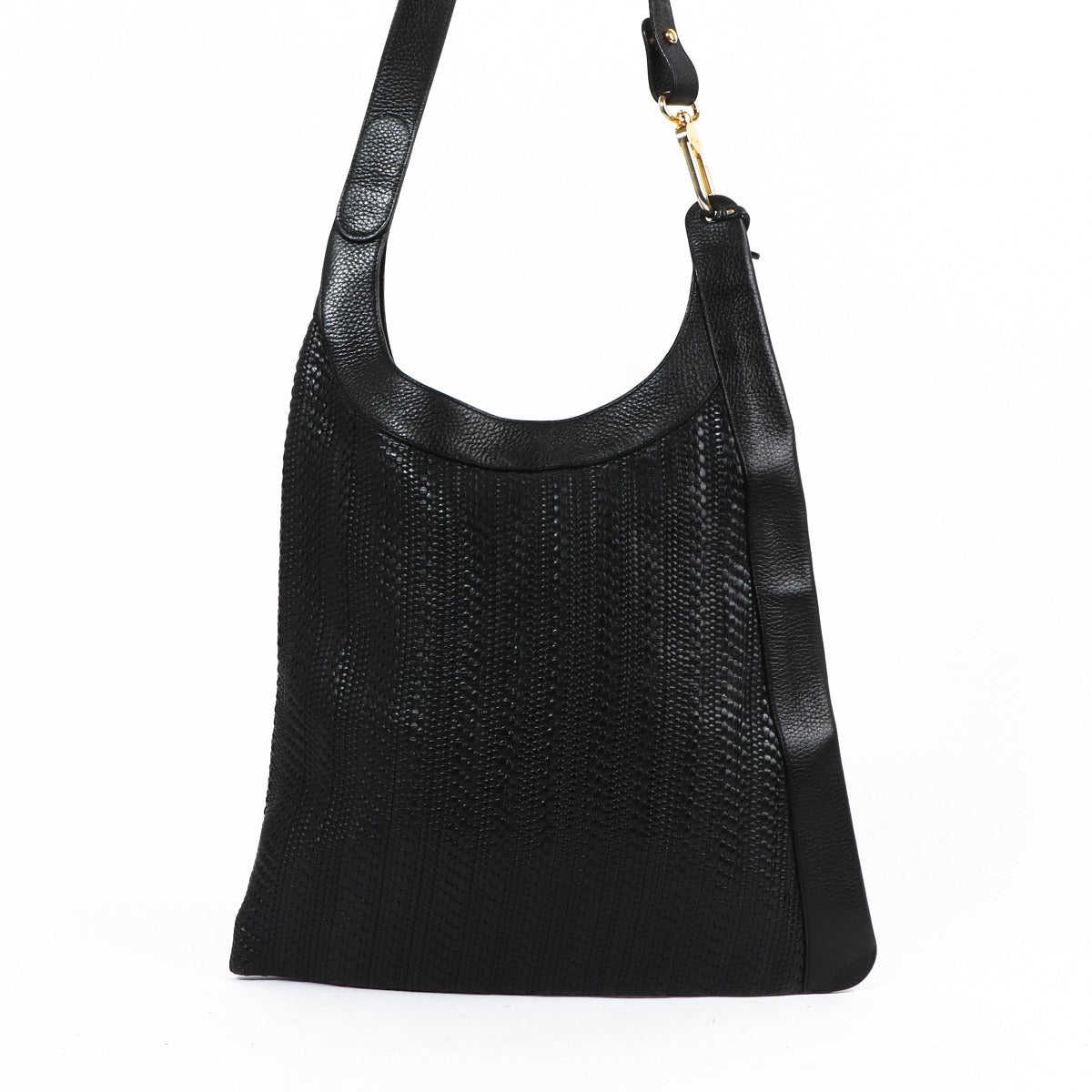 Delvaux Jongleur Black Toile de Cuir Schoudertas
