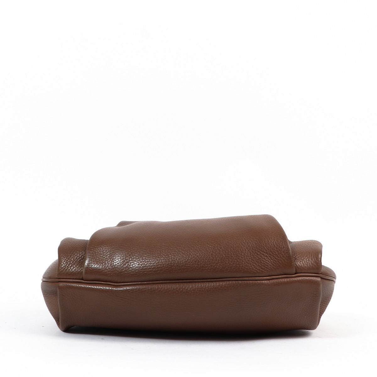 Delvaux Faust Brown Ostrich Vintage Shoulder Bag