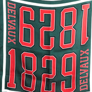 Buy an authentic Delvaux Green Brillant Hero Silk Scarf at Labellov in Antwerp.