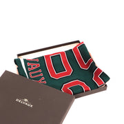 Buy an authentic Delvaux Green Brillant Hero Silk Scarf at Labellov in Antwerp.