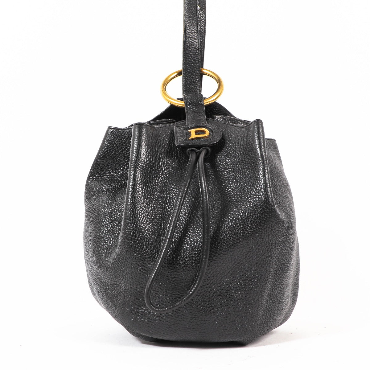 Buy an authentic second-hand Delvaux Black Rose des Vents Bucket Bag in very good condition at Labellov in Antwerp.