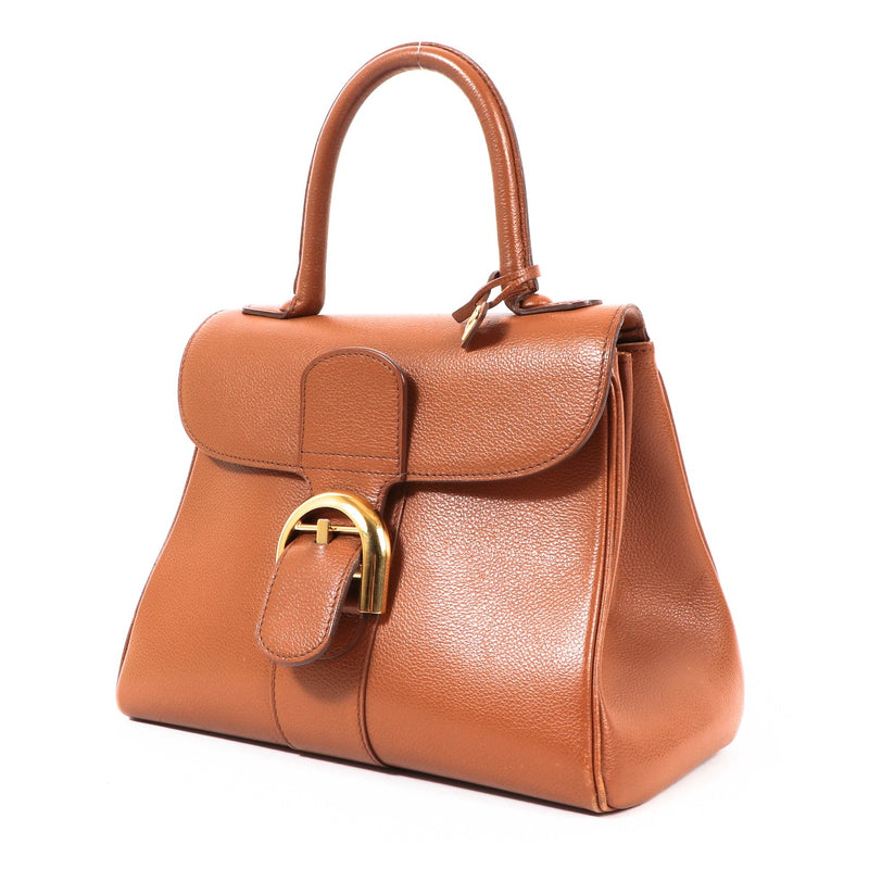Buy an authentic second hand Delvaux Brillant PM Jumping Fauve bag in very good condition at Labellov Antwerp.