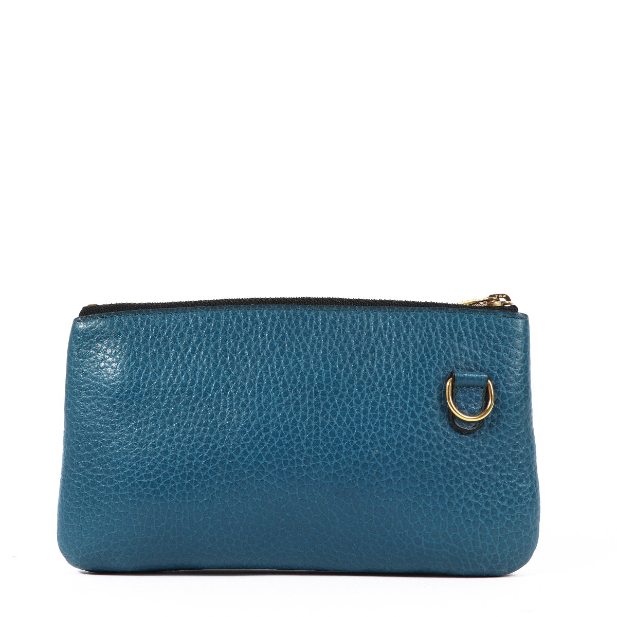 Buy an authentic second-hand Delvaux Blue Leather Pouch in very good condition at Labellov in Antwerp.