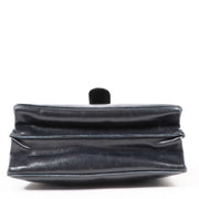 Buy an authentic second hand Delvaux Navy Blue Boxcalf Brillant Crossbody in good condition at Labellov