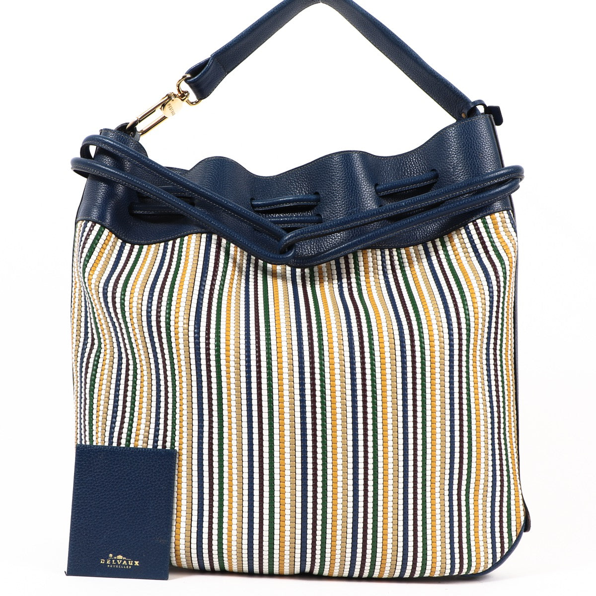 Buy an authentic second-hand Delvaux Crocus Toile De Cuir Shoulder Bag in very good condition at Labellov in Antwerp.