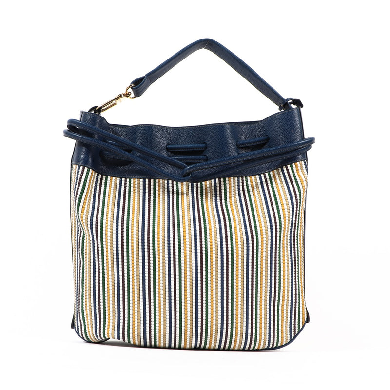 Buy an authentic second-hand Delvaux Crocus Toile De Cuir Shoulder Bag in very good condition at Labellov in Antwerp.