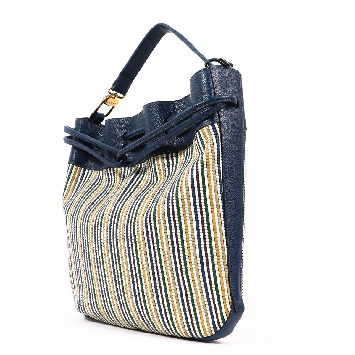 Buy an authentic second-hand Delvaux Crocus Toile De Cuir Shoulder Bag in very good condition at Labellov in Antwerp.
