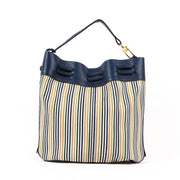Buy an authentic second-hand Delvaux Crocus Toile De Cuir Shoulder Bag in very good condition at Labellov in Antwerp.