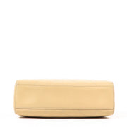 Buy an authentic second hand Chanel Vintage Beige Lambskin Shoulder Bag in very good condition at Labellov