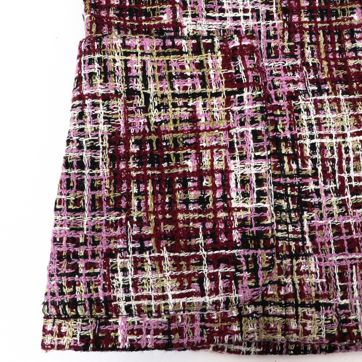 Chanel Lente 1998 Paarse Tweed Jasje - FR36