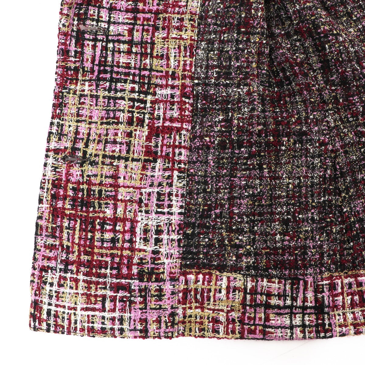 Chanel Lente 1998 Paarse Tweed Jasje - FR36