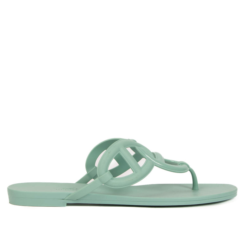 Hermès Egérie blauwe sandalen - maat 40