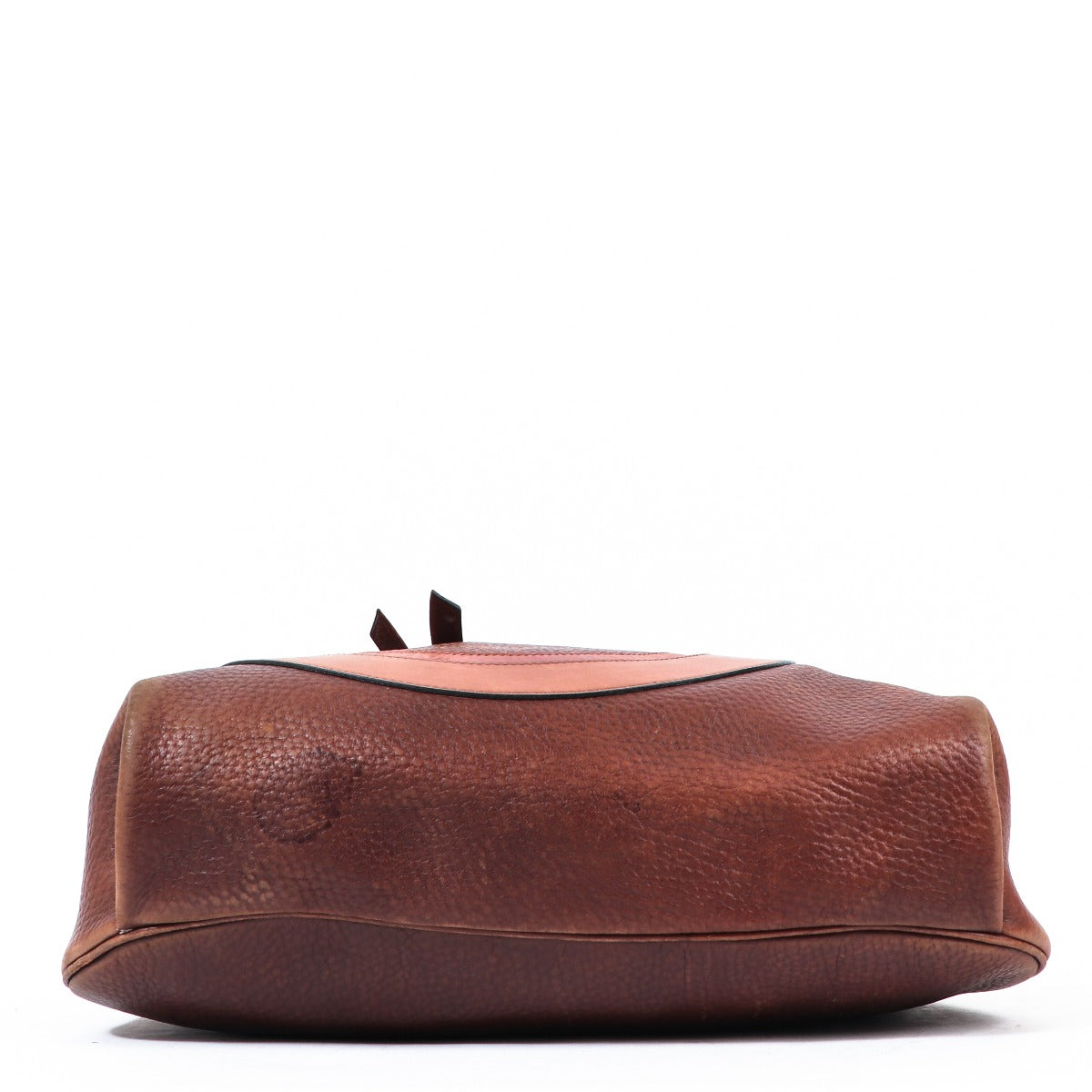 Sac bandoulière vintage en cuir marron Delvaux