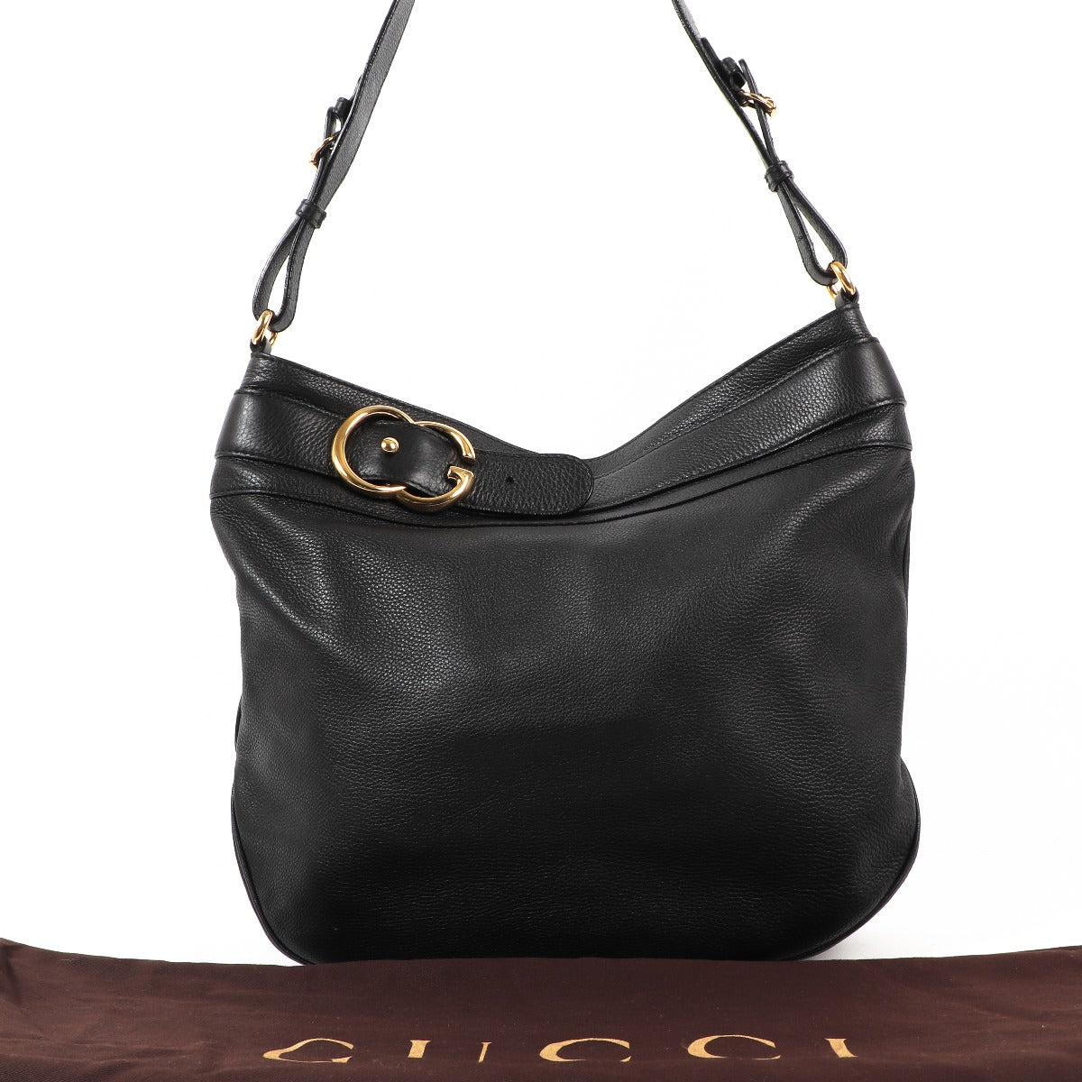 Gucci Ride Black Leather Crossbody Bag