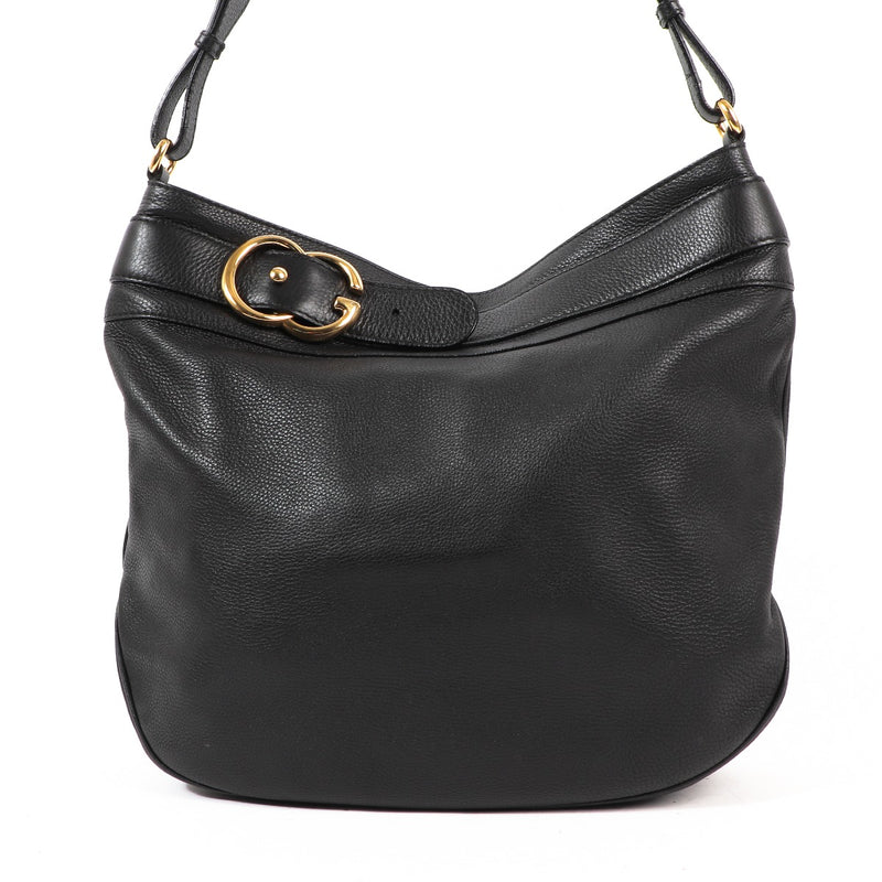 Gucci Ride Black Leather Crossbody Bag