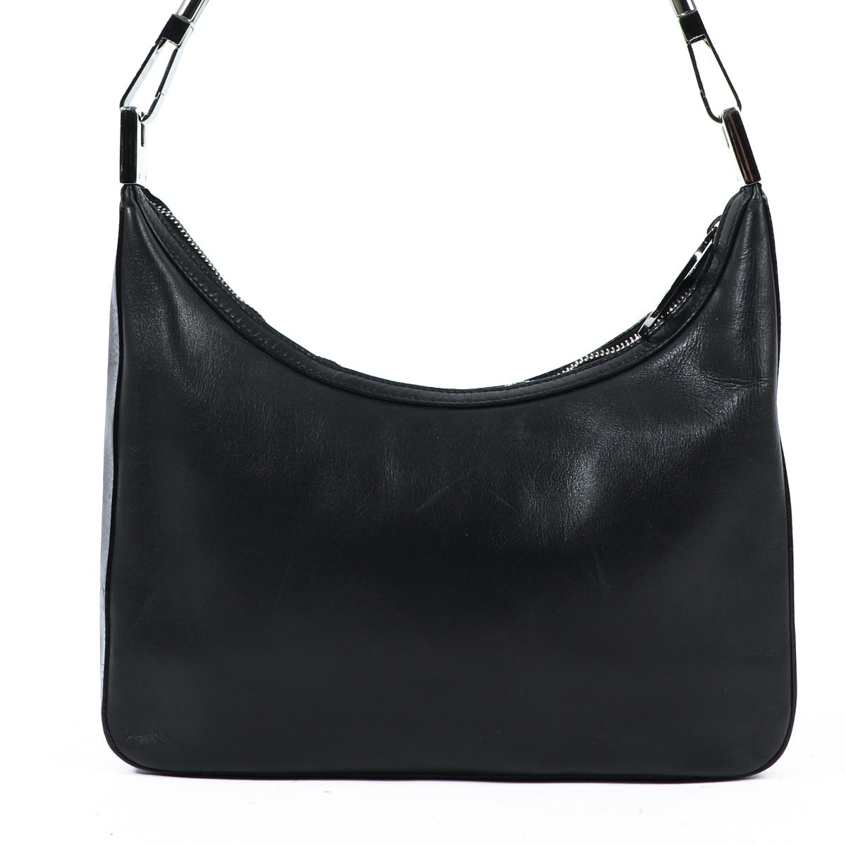 Buy an authentic second hand Gucci Black Leather Shoulder Bag in good condition at Labellov Antwerp.