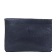 Delvaux Blue Leather Clutch