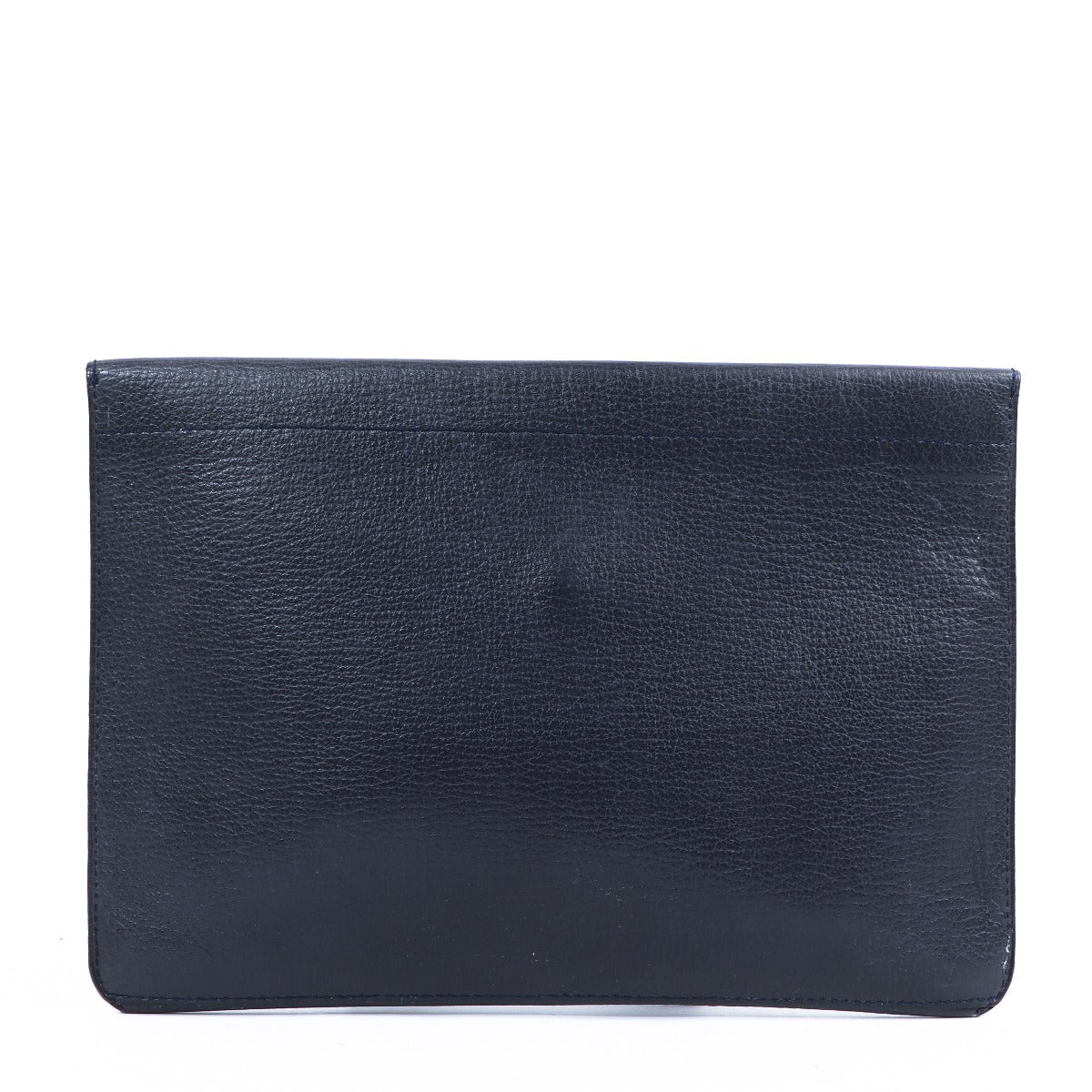 Delvaux Blue Leather Clutch