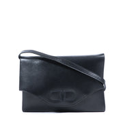 Delvaux Black Leather Shoulder Bag