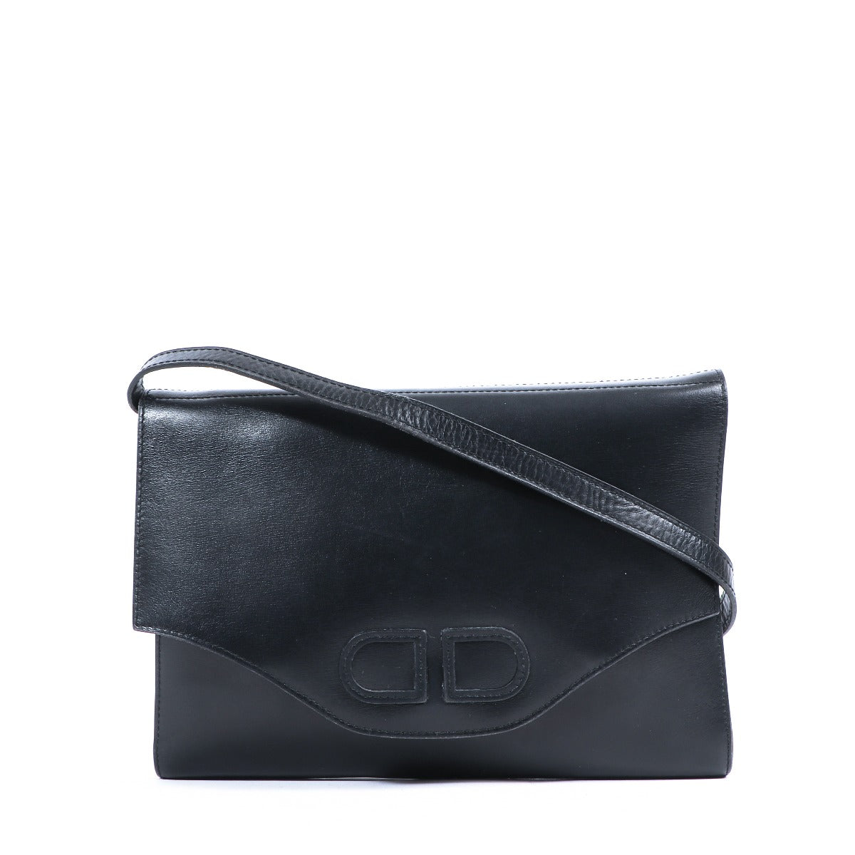 Delvaux Black Leather Shoulder Bag