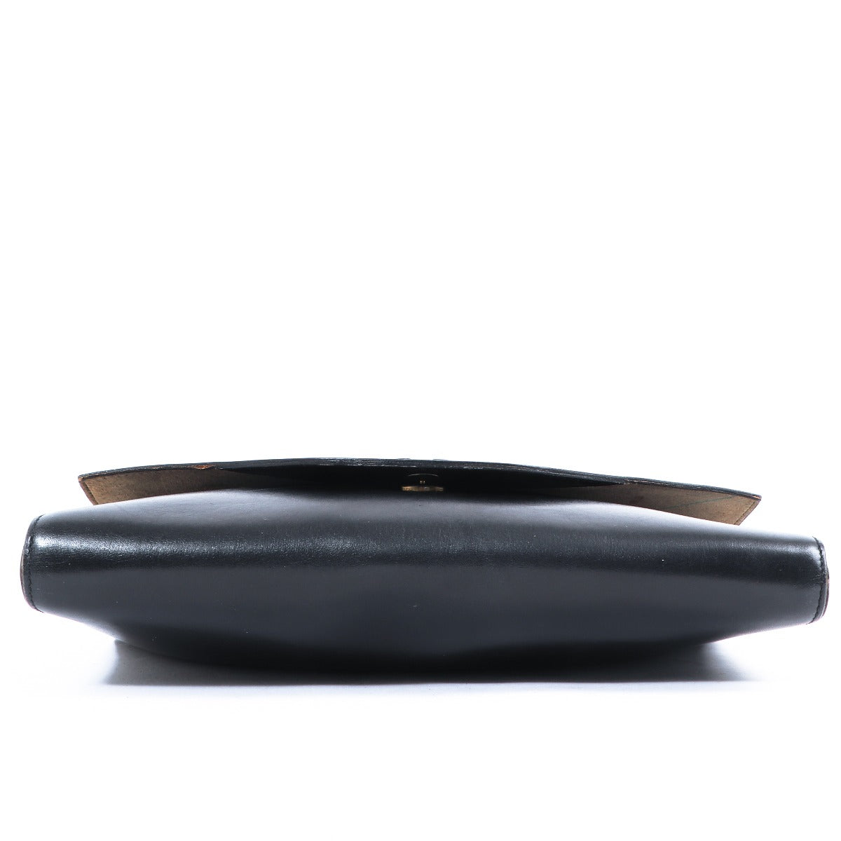 Delvaux Zwart Leren Schoudertas