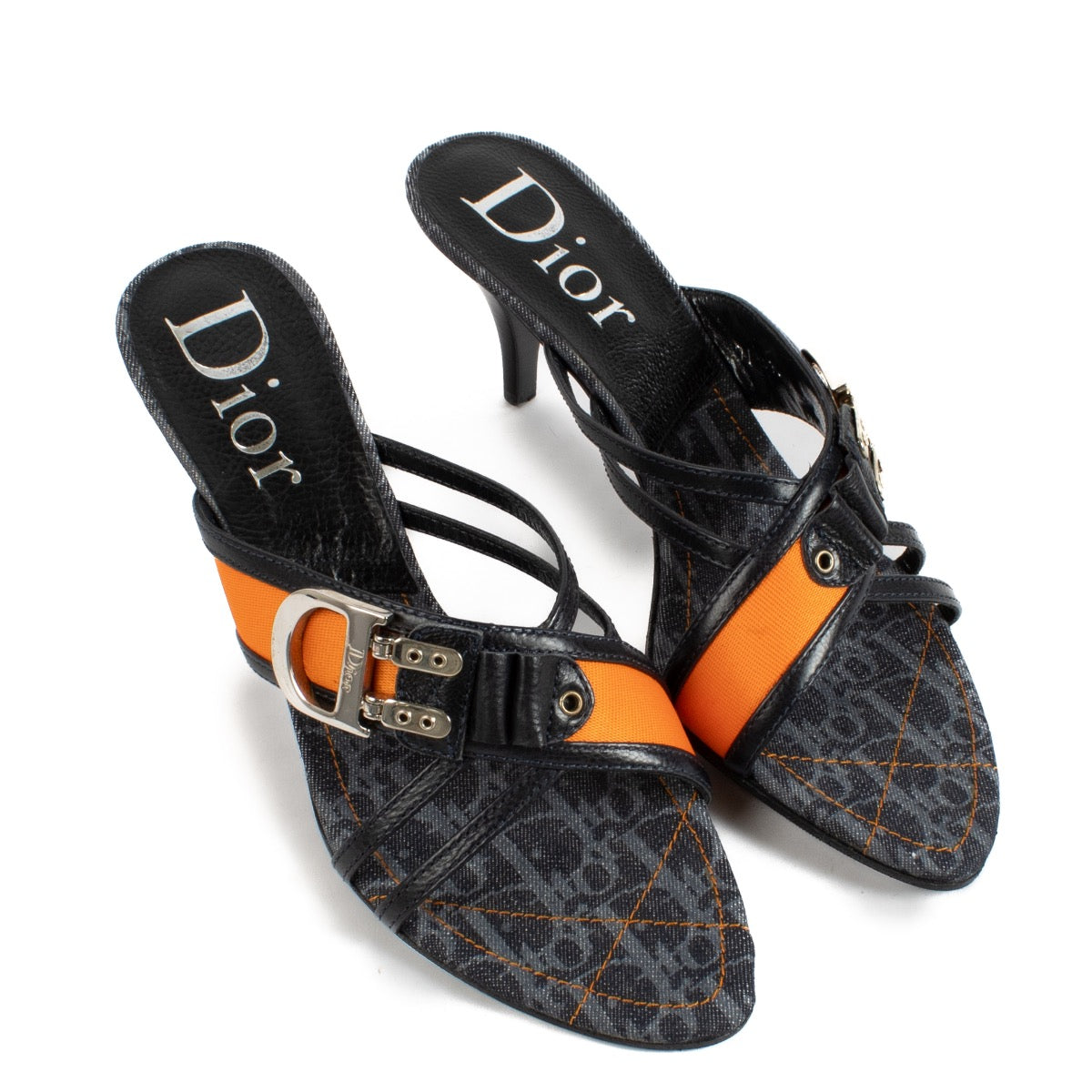 Authentic second hand Christian Dior John Galliano Oblique Sandals - Size 40,5 on Labellov.com