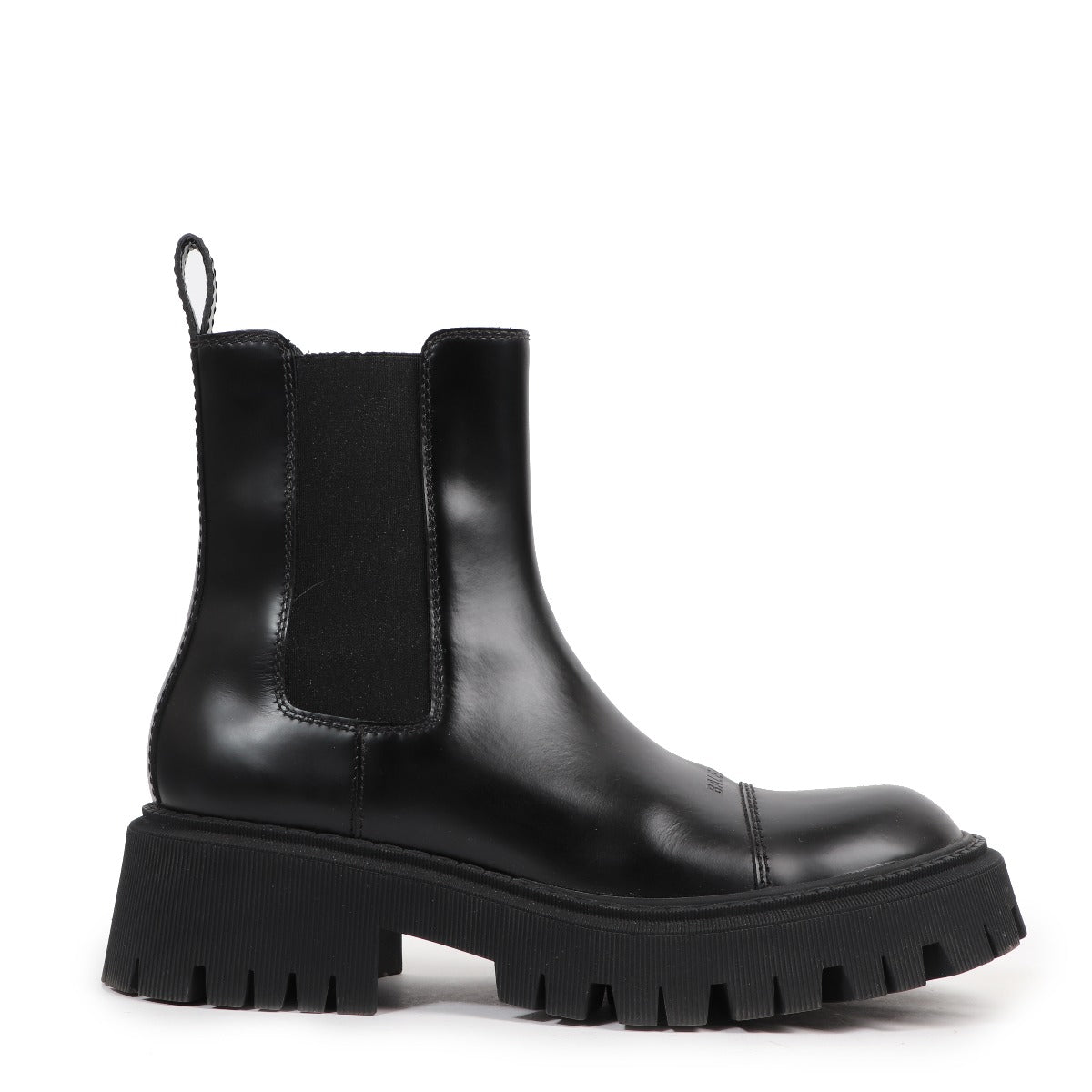 Balenciaga Tractor Leather Chelsea Boots