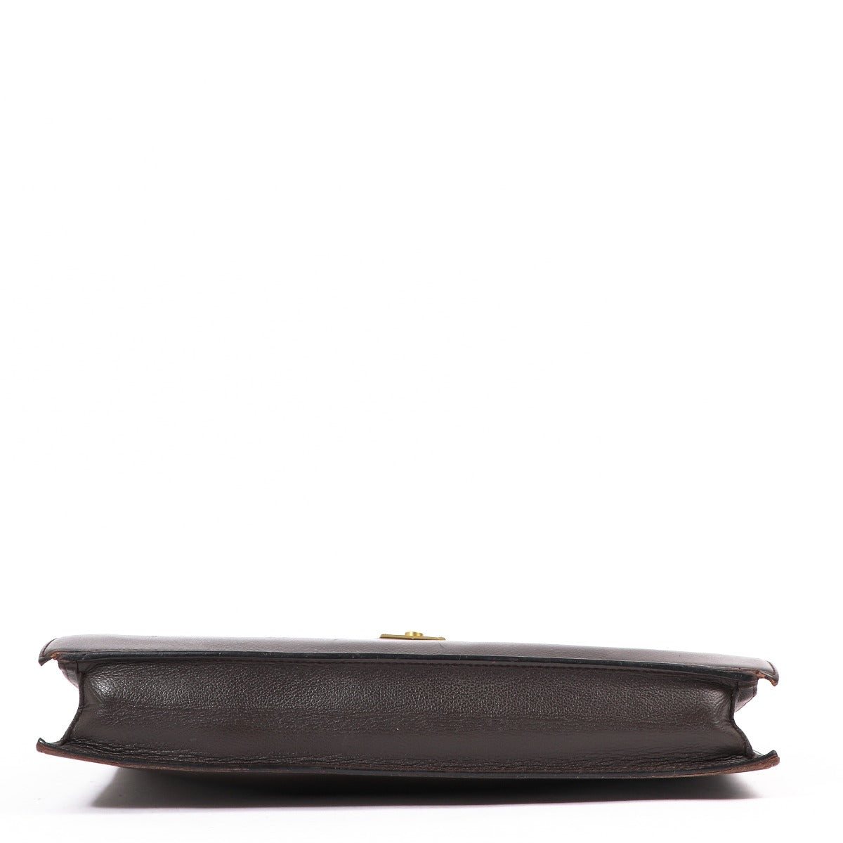 Porte-documents Delvaux Consulat en cuir marron