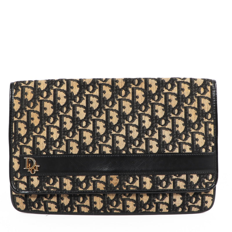 Christian Dior Oblique Monogram Vintage Clutch