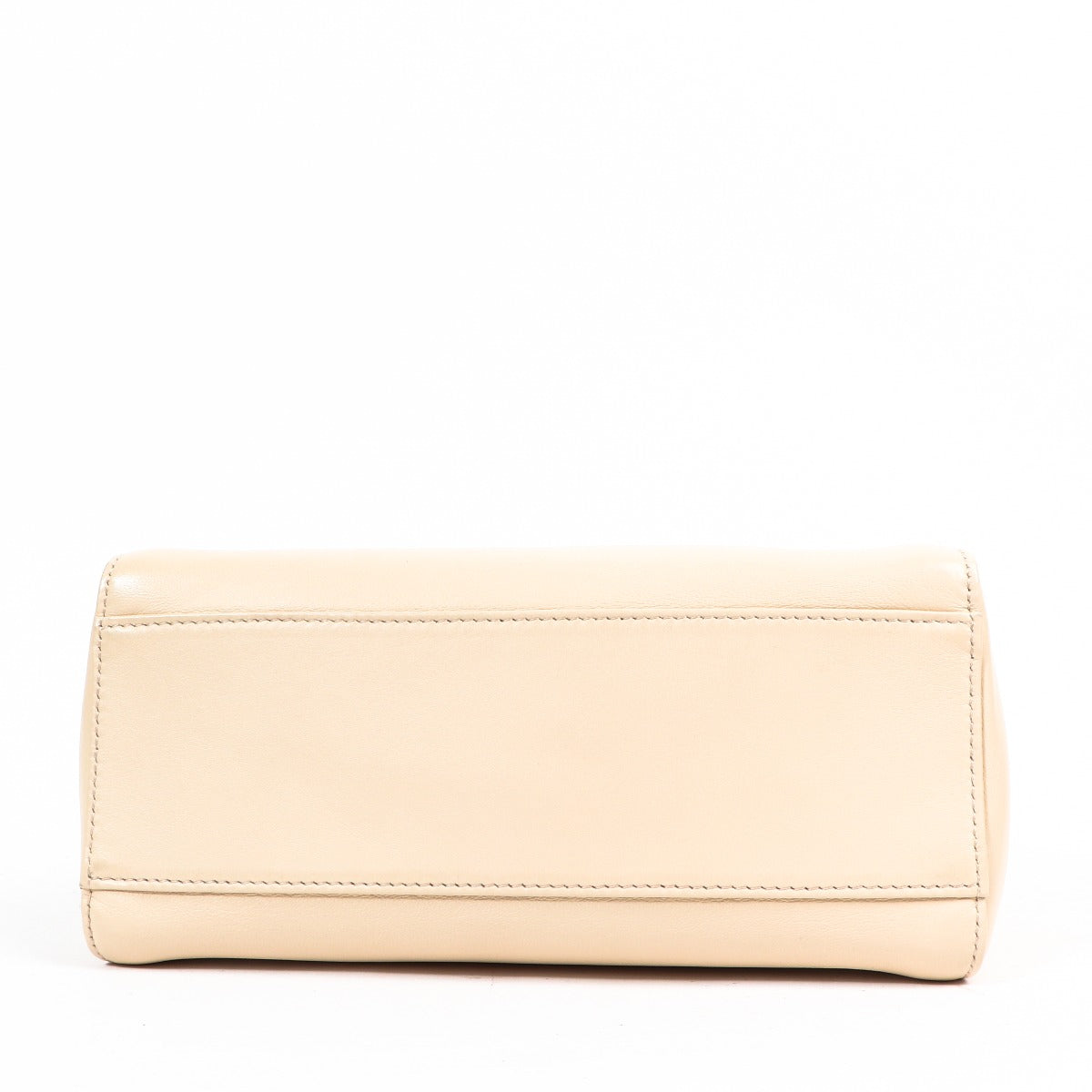 Fendi Mini Peekaboo Blanc Anse Python