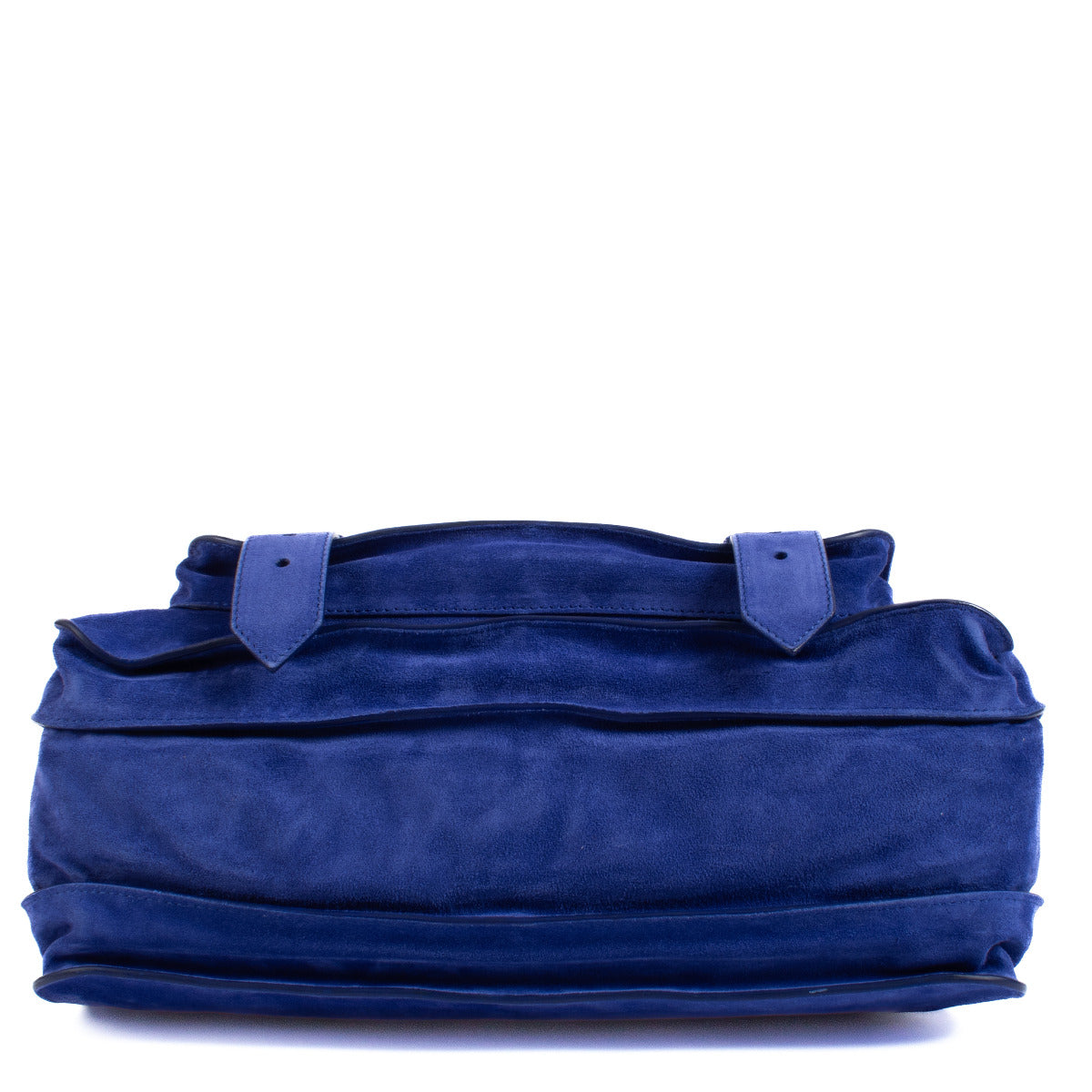 Proenza Schouler Blauwe Suède PS1 Satcheltas