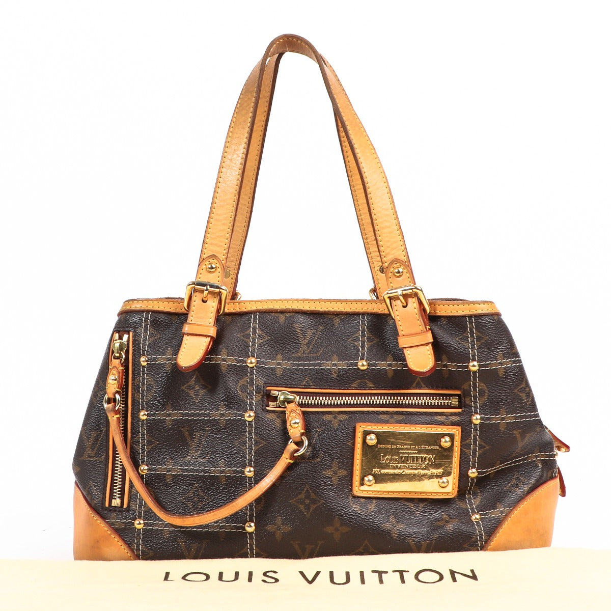 Louis Vuitton Monogram Riveting Shoulder Bag