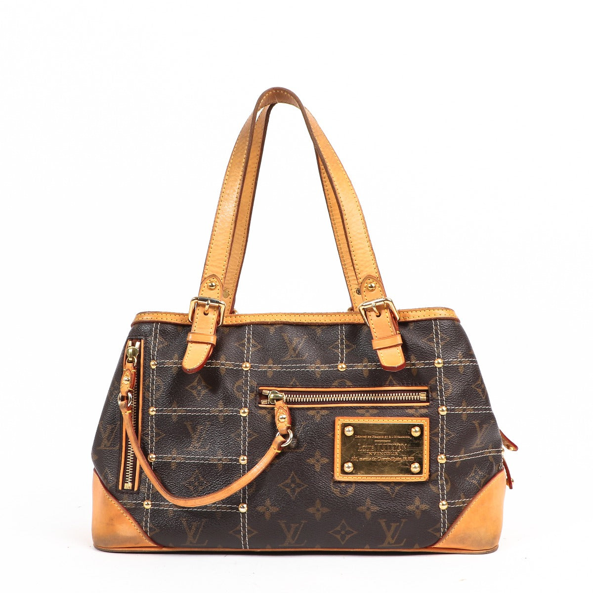 Louis Vuitton Monogram Riveting Shoulder Bag