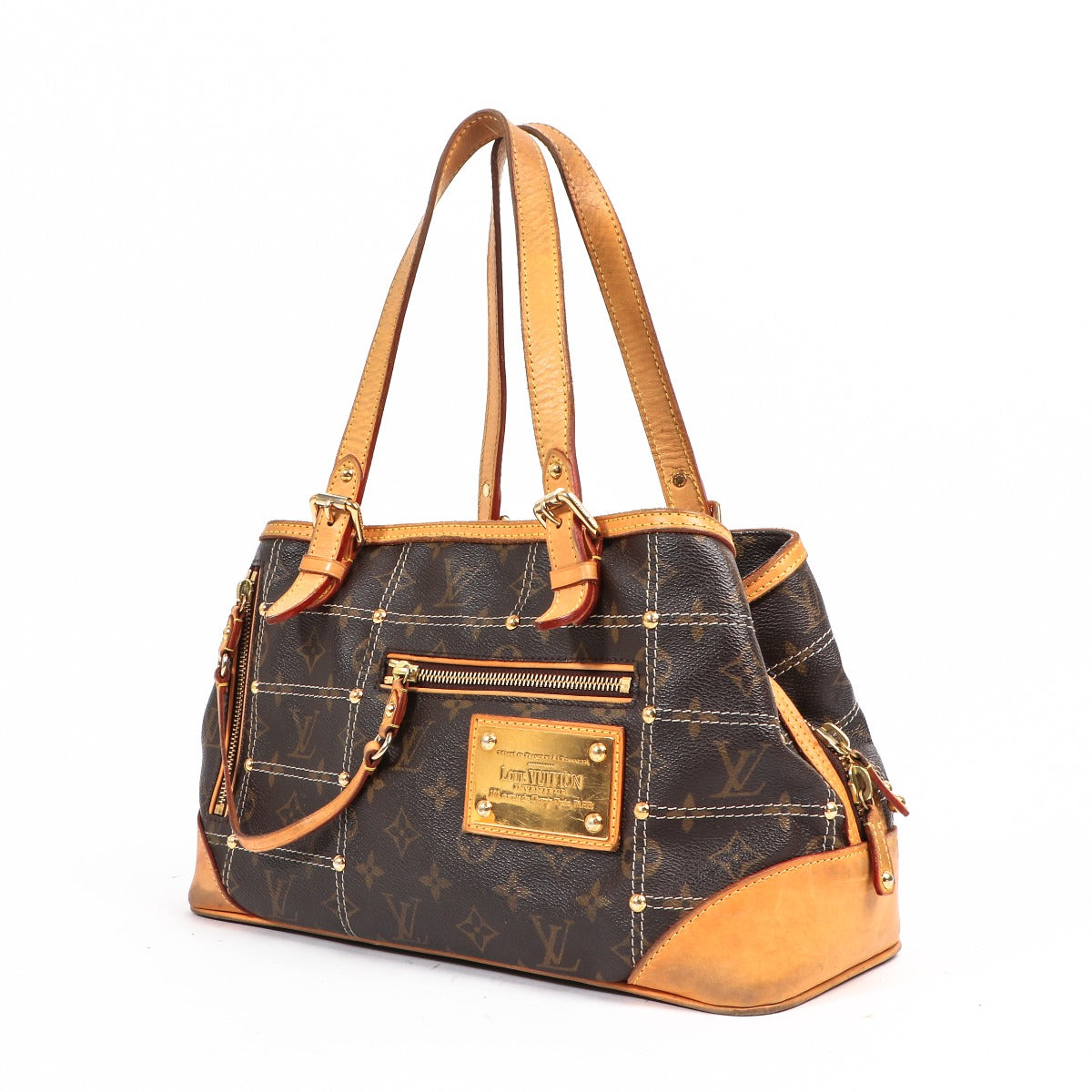 Louis Vuitton Monogram Riveting Shoulder Bag