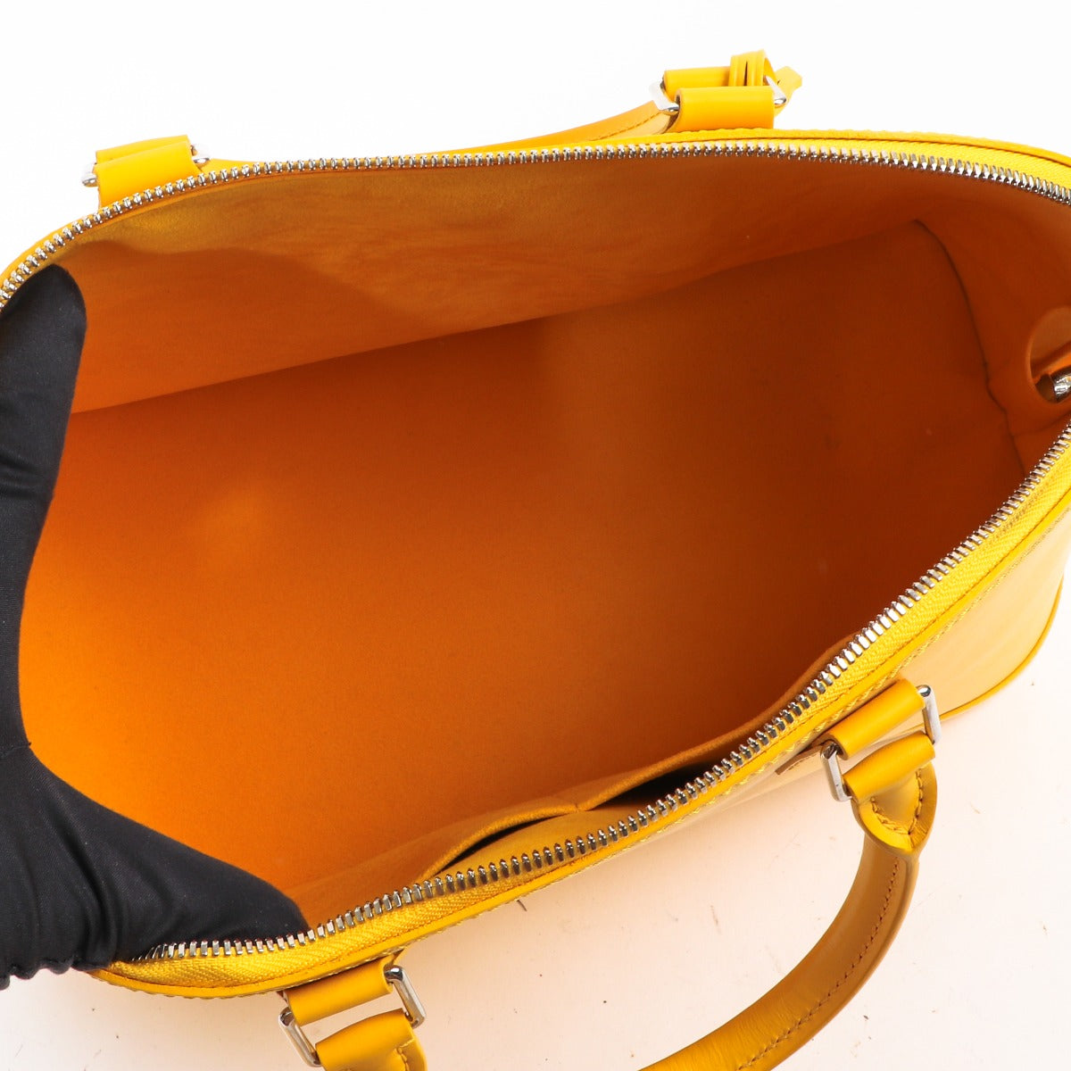 Louis Vuitton Alma GM Citron Epi Leather Top Handle Bag
