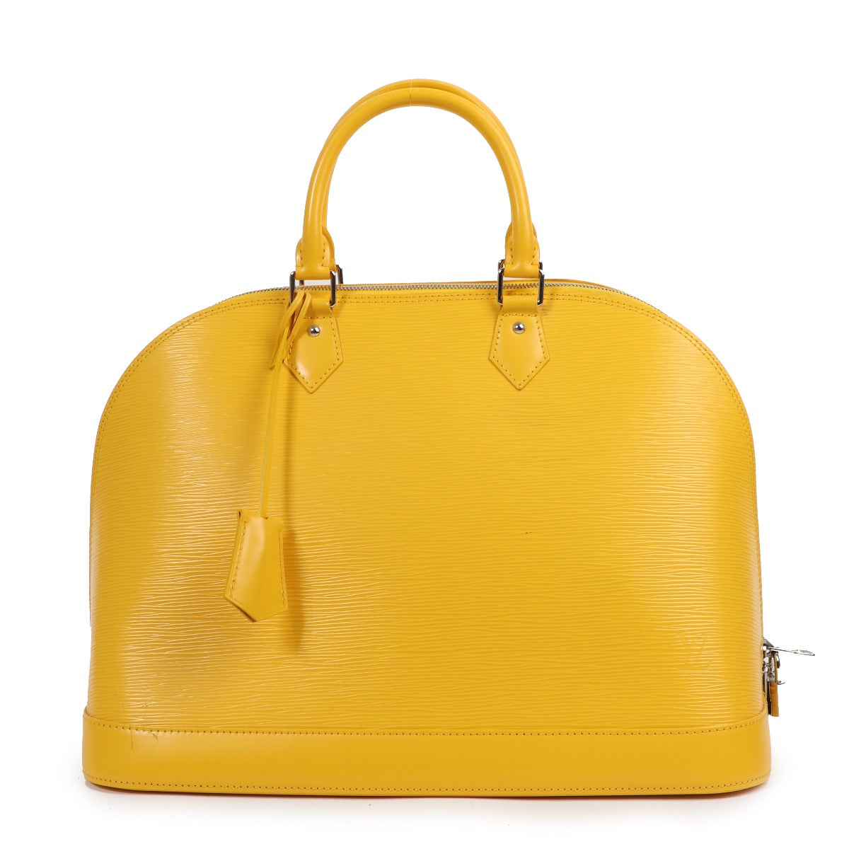 Louis Vuitton Alma GM Citron Epi Leather Top Handle Bag