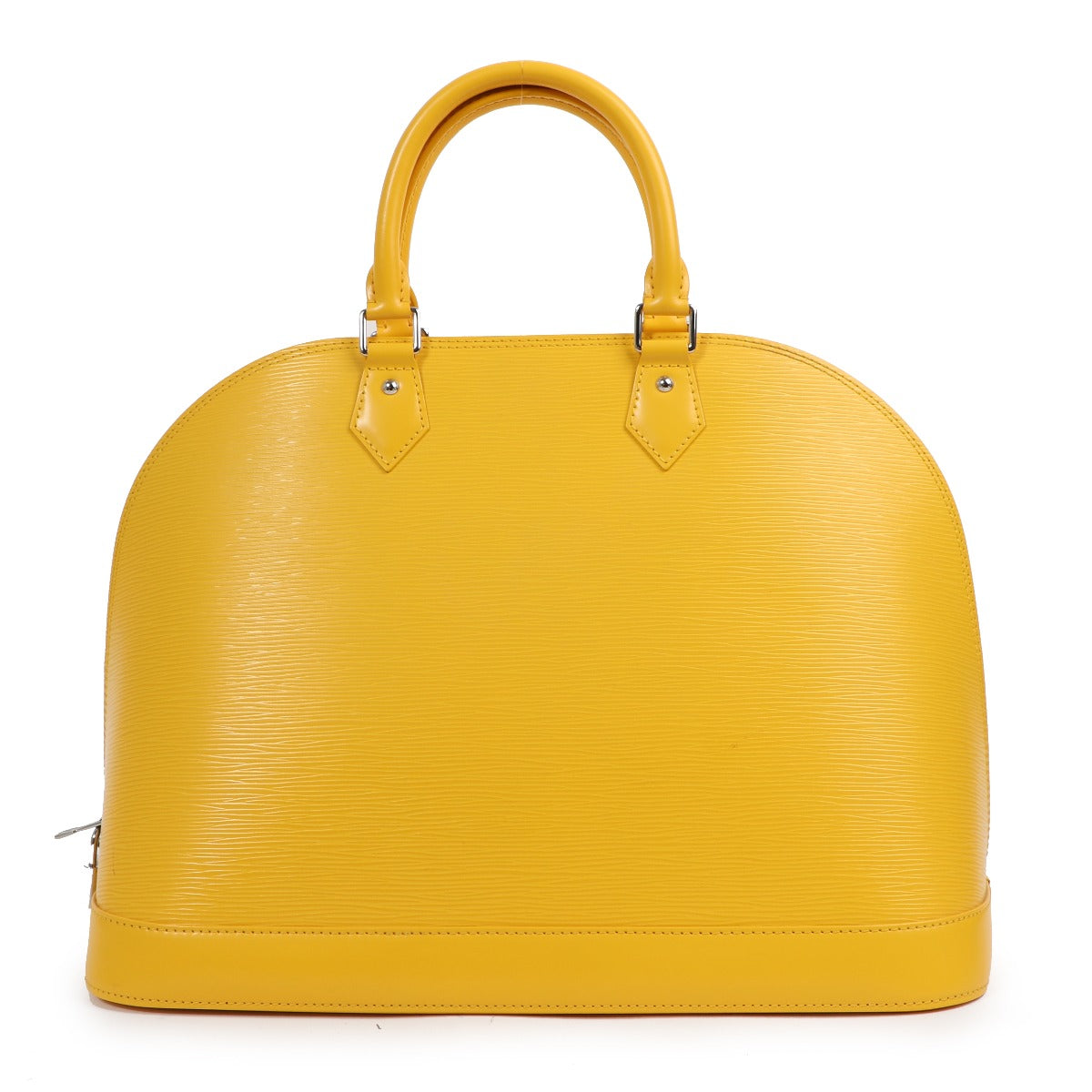 Louis Vuitton イエロー ハンドバッグ Louis Vuitton Alma GM Citron Epi Leather Top Handle Bag – Labellov