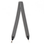 Hermès Black White Sangle Cavale & Swift Bag Strap