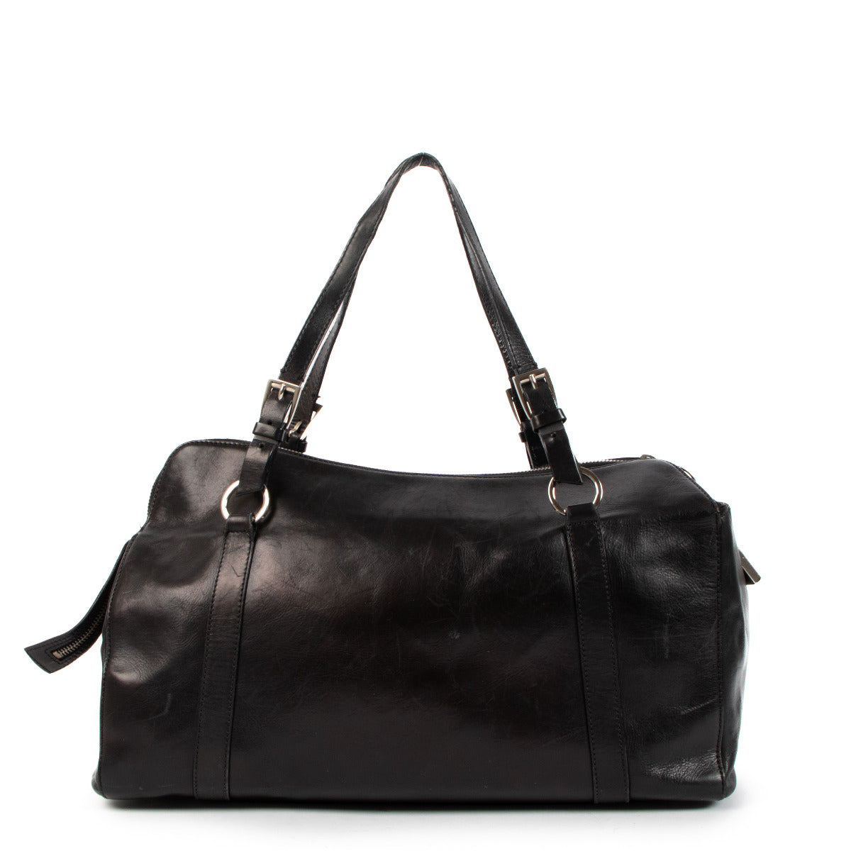 Christian Dior Black Hardcore Star Piercing Tote Bag