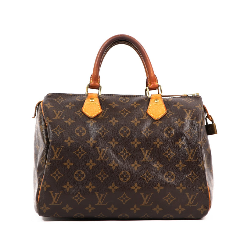 Louis Vuitton Monogram Speedy 30 Top Handle Bag