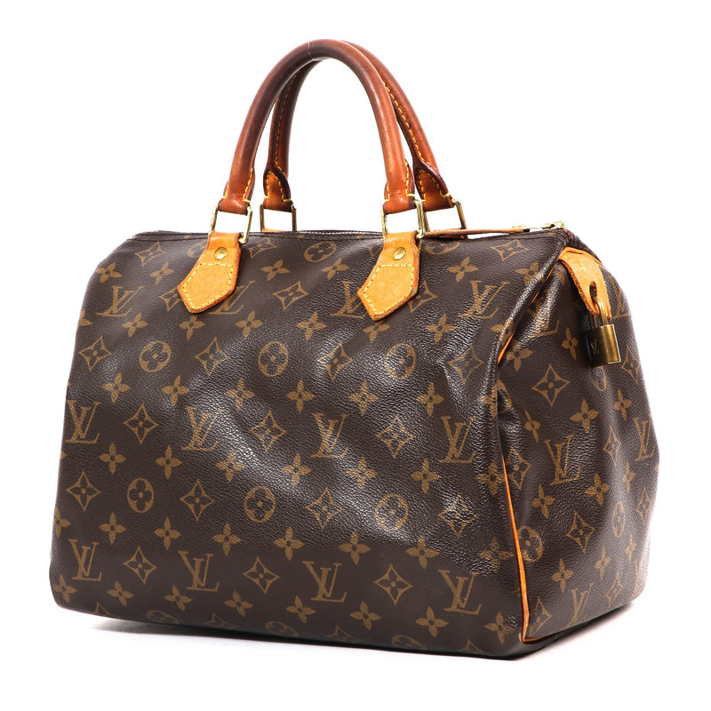Louis Vuitton Monogram Speedy 30 Tas met handvat bovenaan