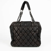 Authentic pre-loved Chanel Black Leather Quilted Bubble Shoulder Bag on Labellov.com