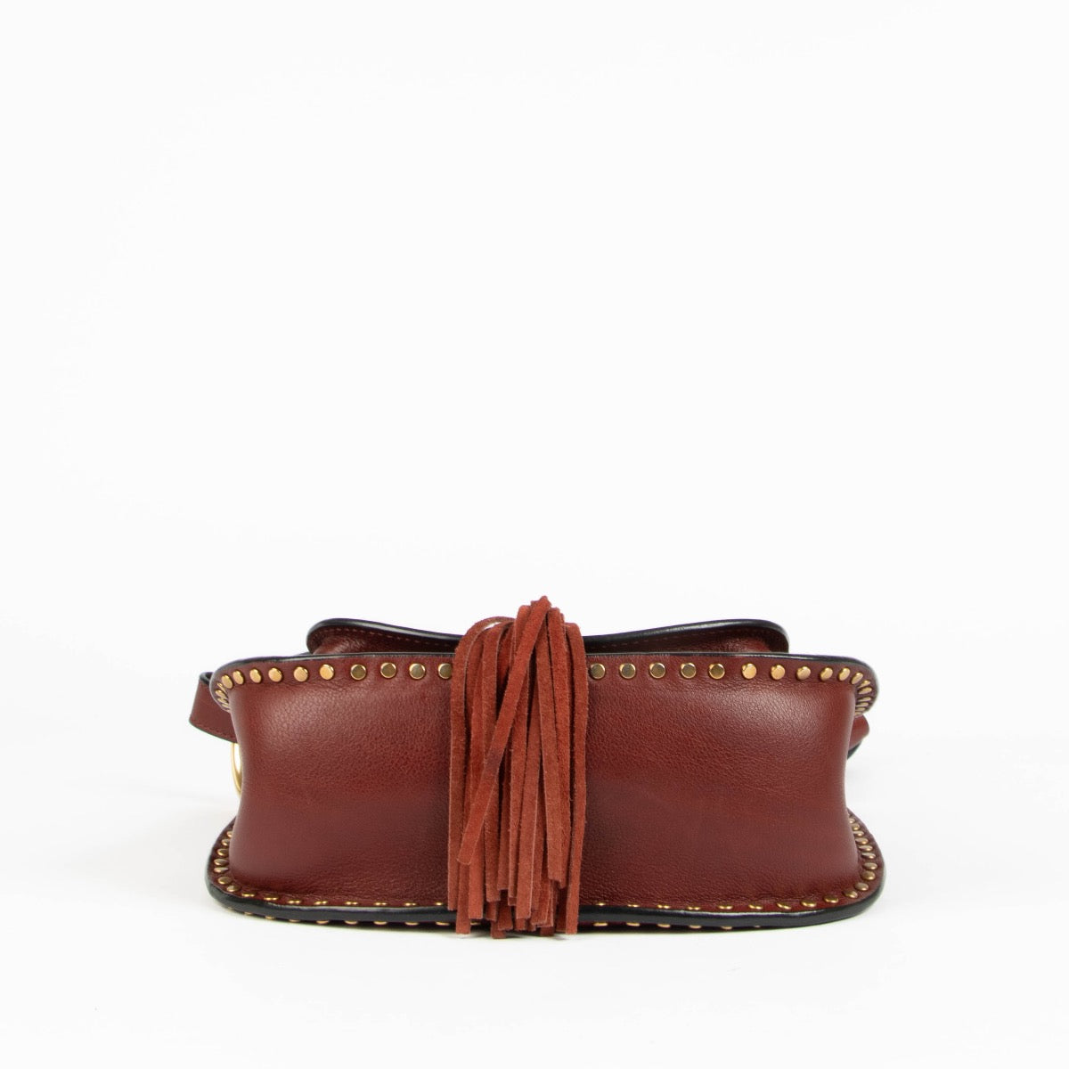 Chloé Burgundy Leather Small Hudson Crossbody Bag – Labellov