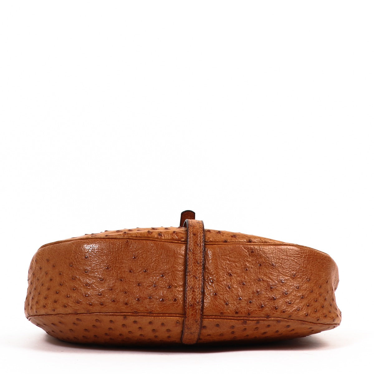 Delvaux Camel Vintage Struisvogel Schoudertas