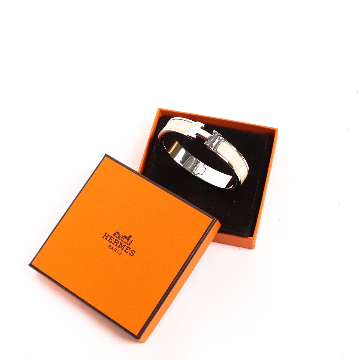Hermès Crème Clic H Bracelet