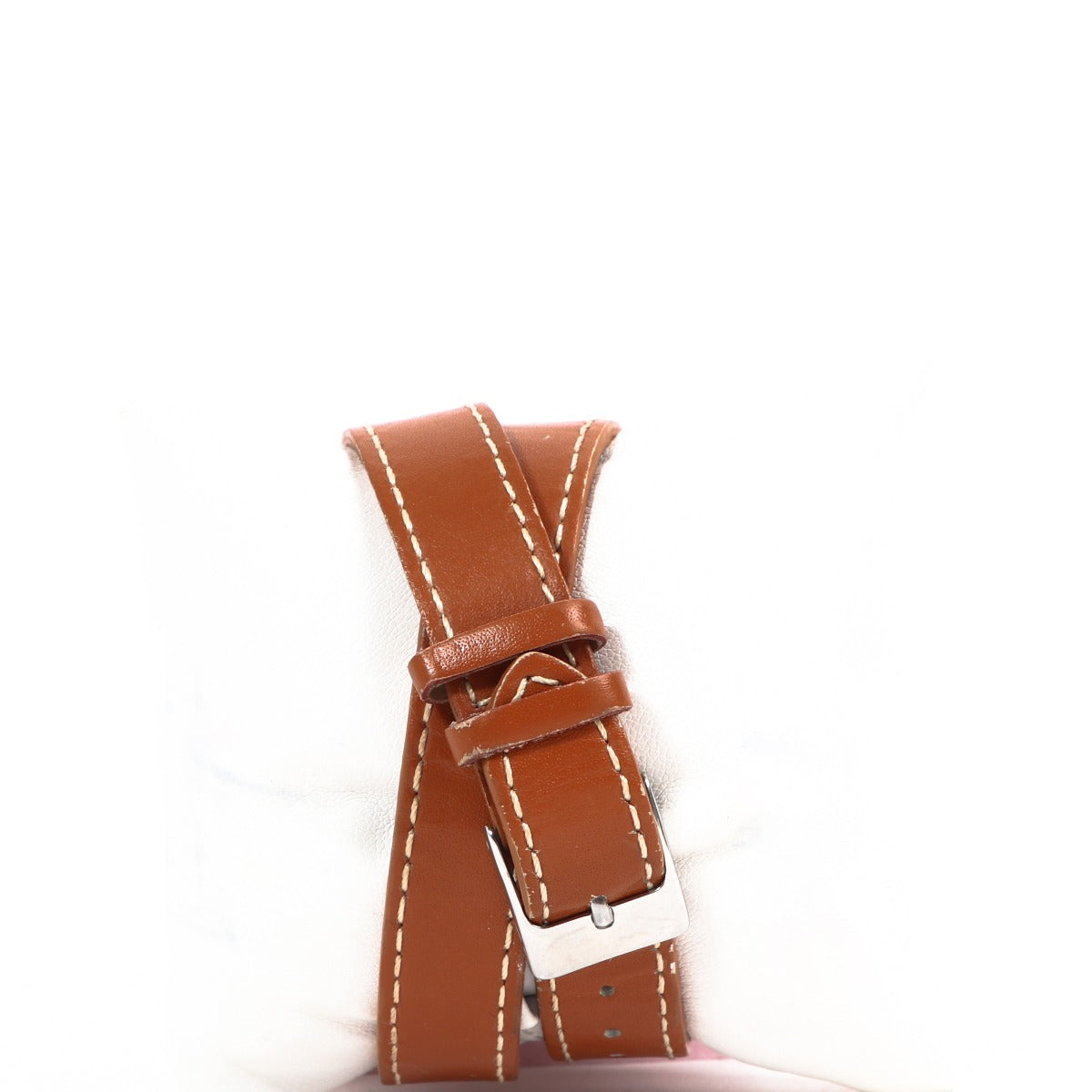 Buy a Hermès Stainless Steel Natural Barenia Swift Calfskin Cape Cod 23 Watch in good condition at Labellov in Antwerp.