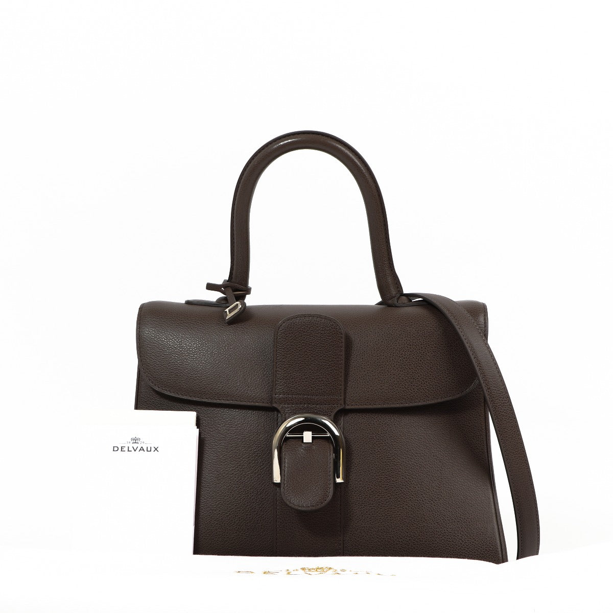 Delvaux Brillant MM Smoked Brown Jumping