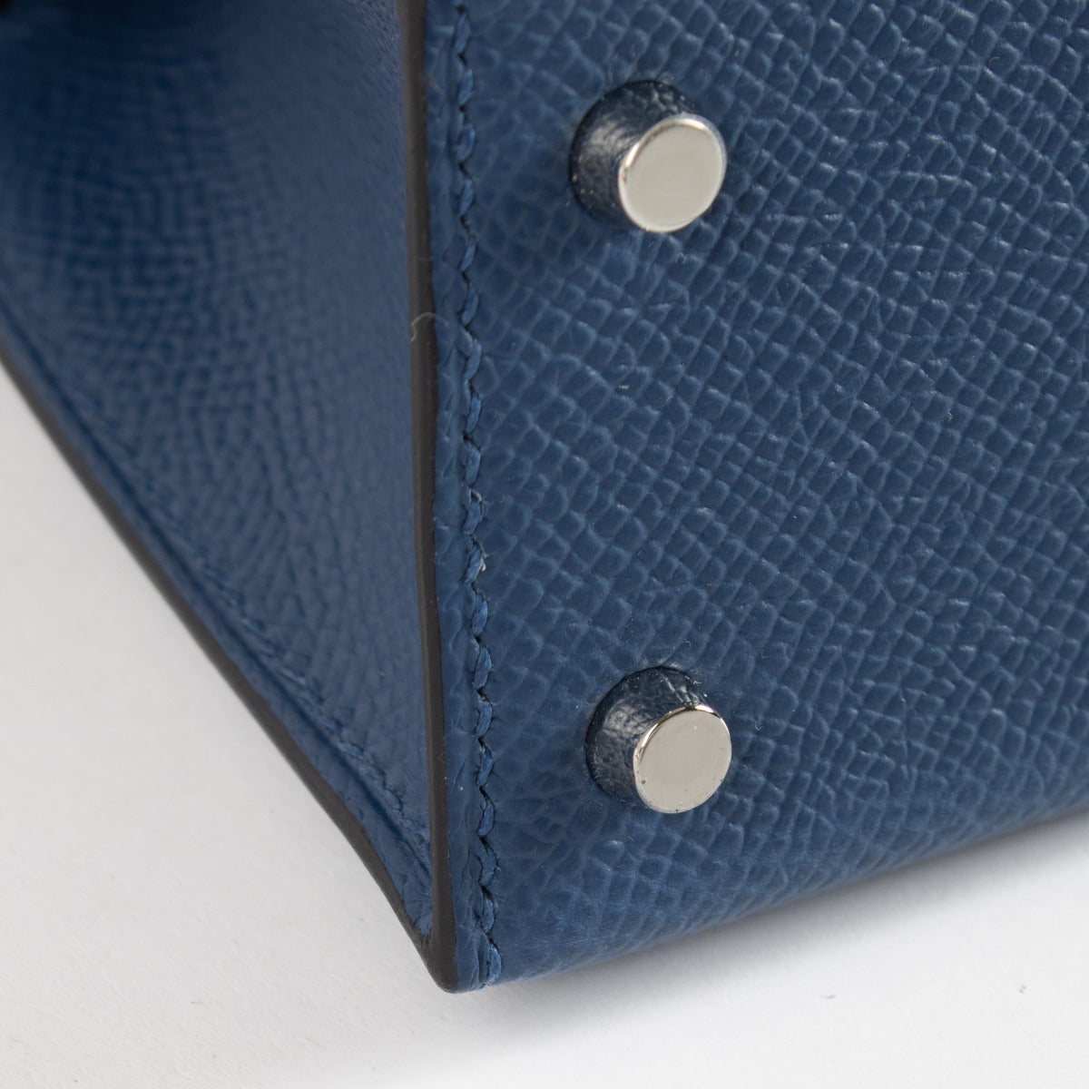 Hermès Kelly Mini II Bleu Tie Epsom Electrum Hardware