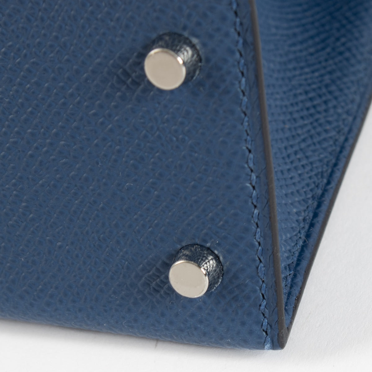Hermès Kelly Mini II Bleu Tie Epsom Electrum Hardware