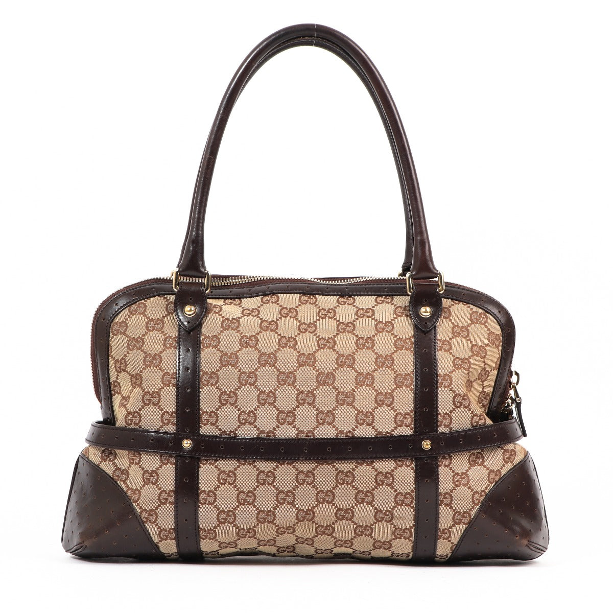 Sac bandoulière Gucci Interlocking G Web en toile GG Reins